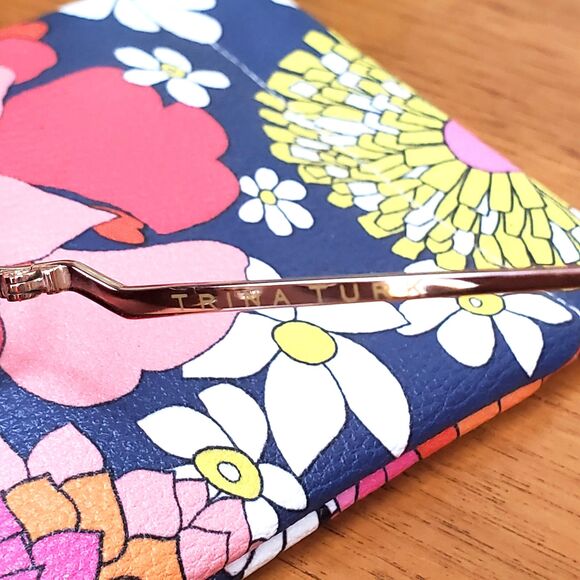 Trina Turk Vasto Sunglasses Ivory Summer Oversized Aviator Eye Optical 58-16-130 - Picture 6 of 9